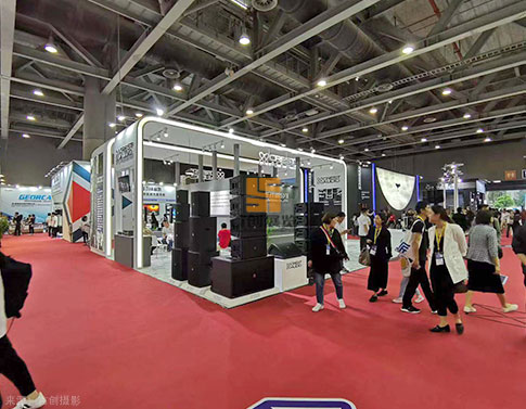 浙江亞成電子 展臺設(shè)計